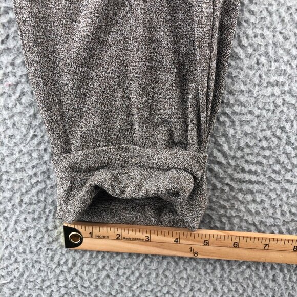 J Jill Pants Womens Medium Petite Gray Wearever Marled Crop Pull On Cuffed Ankle - Picture 12 of 13